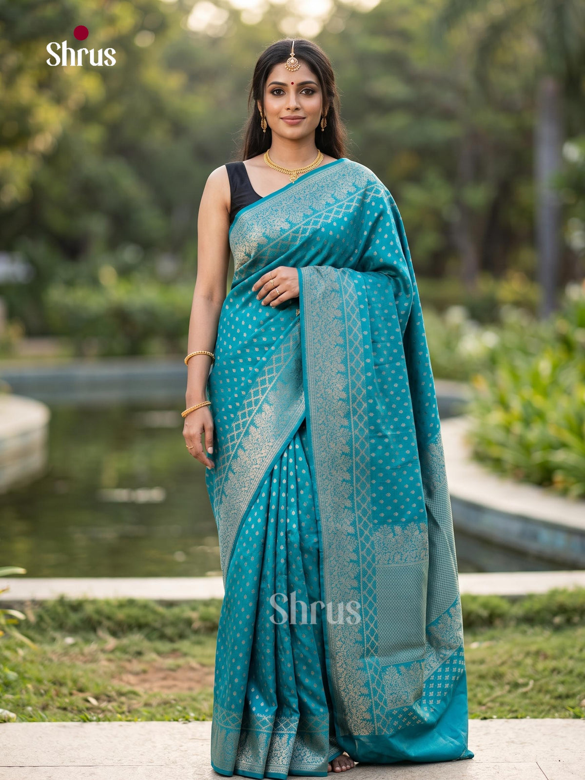 Jute Banaras Saree - EJ19003