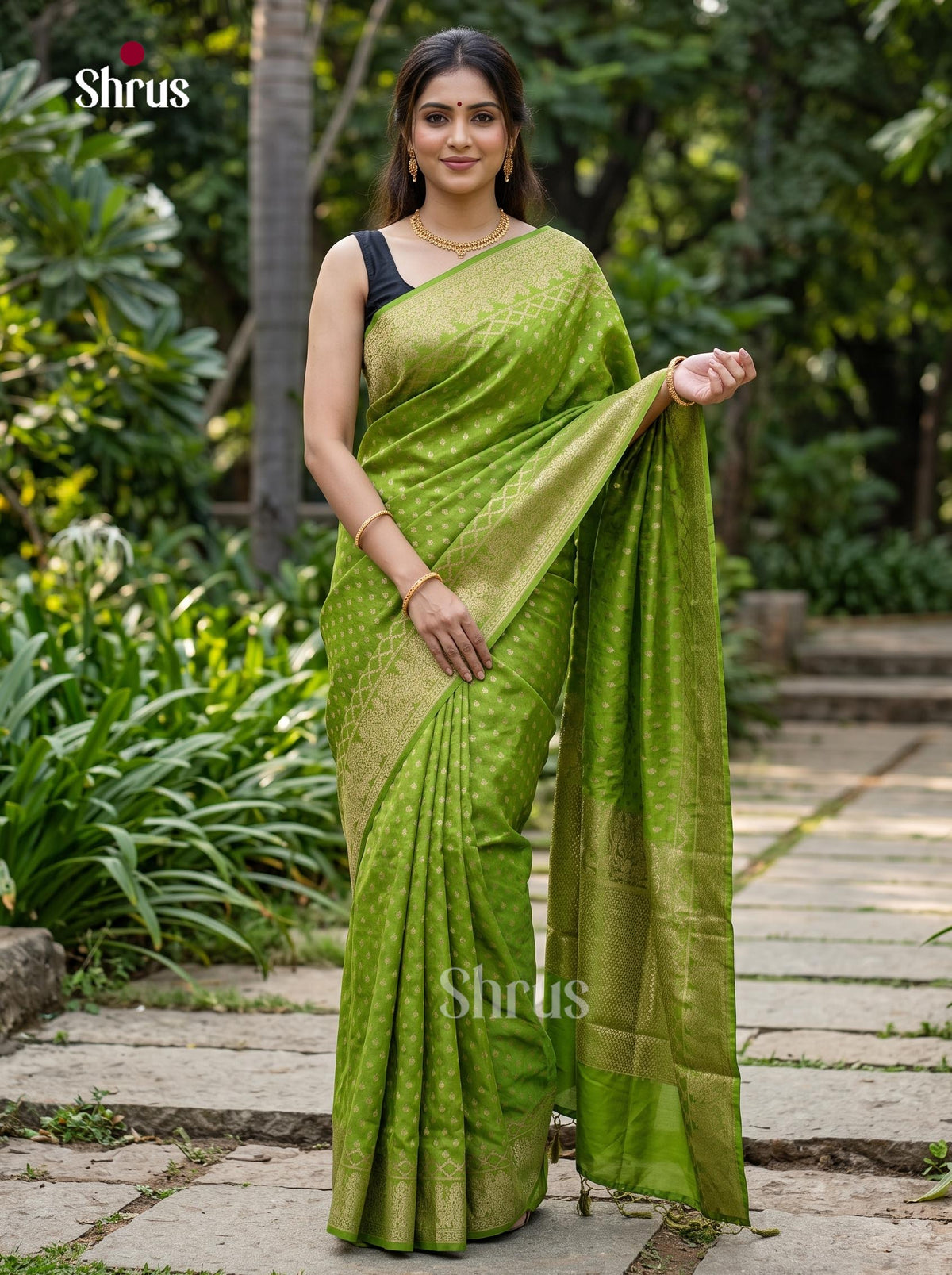 Jute Banaras Saree - EJ19008