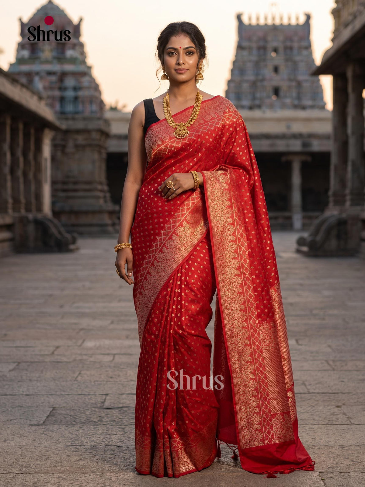 Jute Banaras Saree - EJ19013