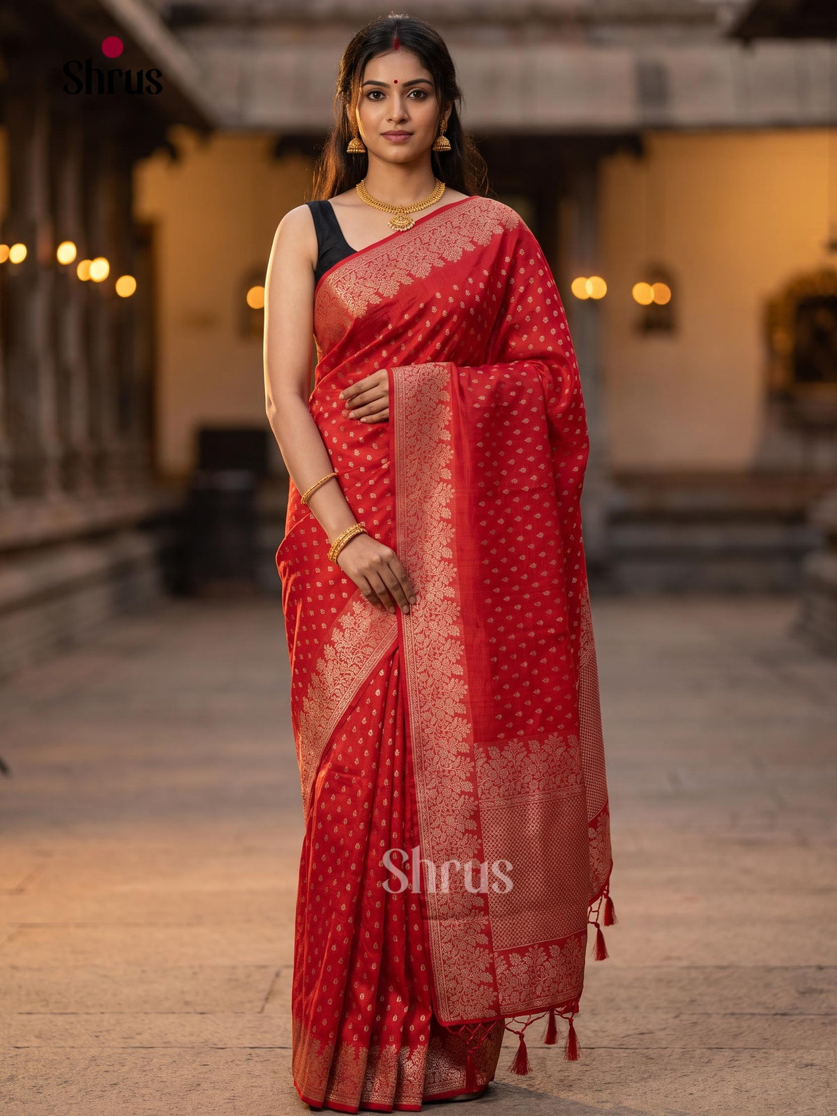 Jute Banaras Saree - EJ19020