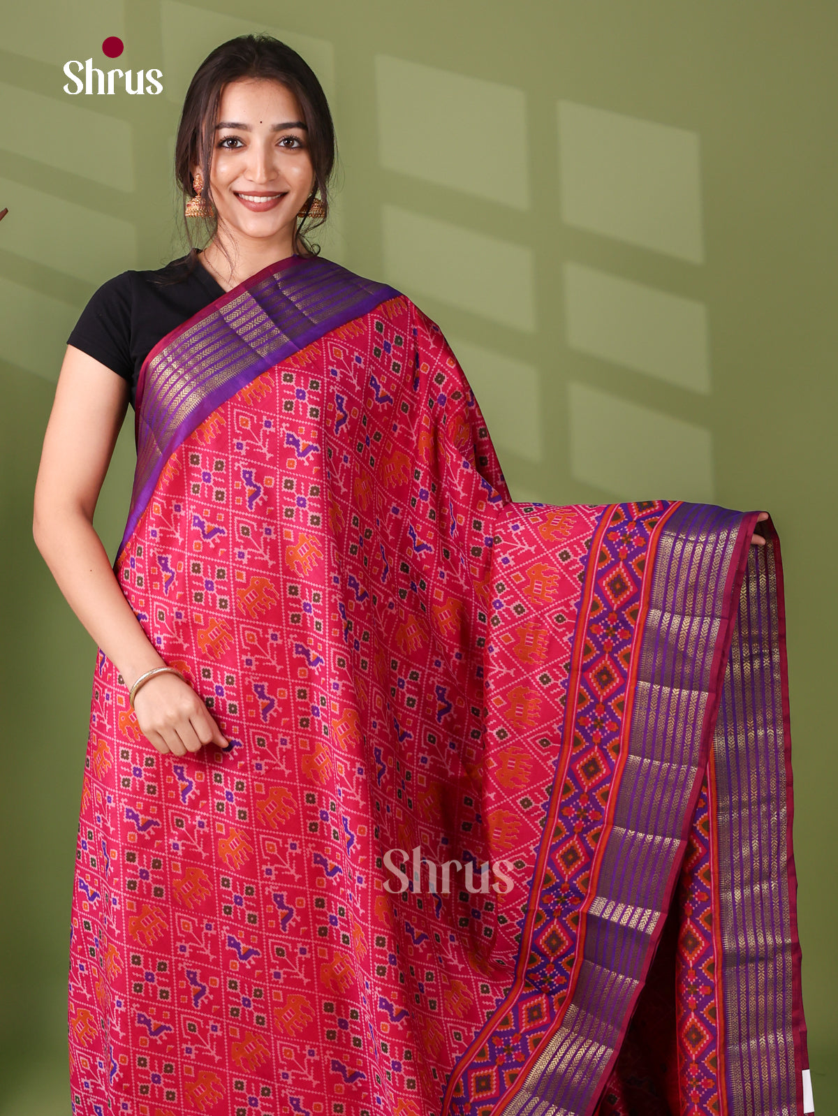 Semi Patola Saree - EJ21049