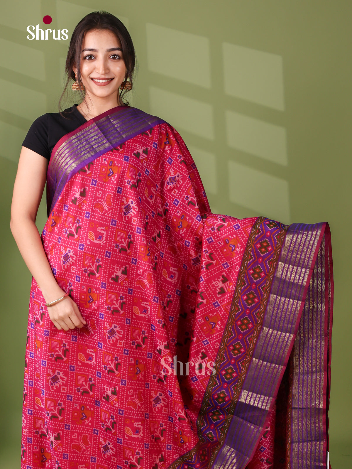 Semi Patola Saree - EJ21050