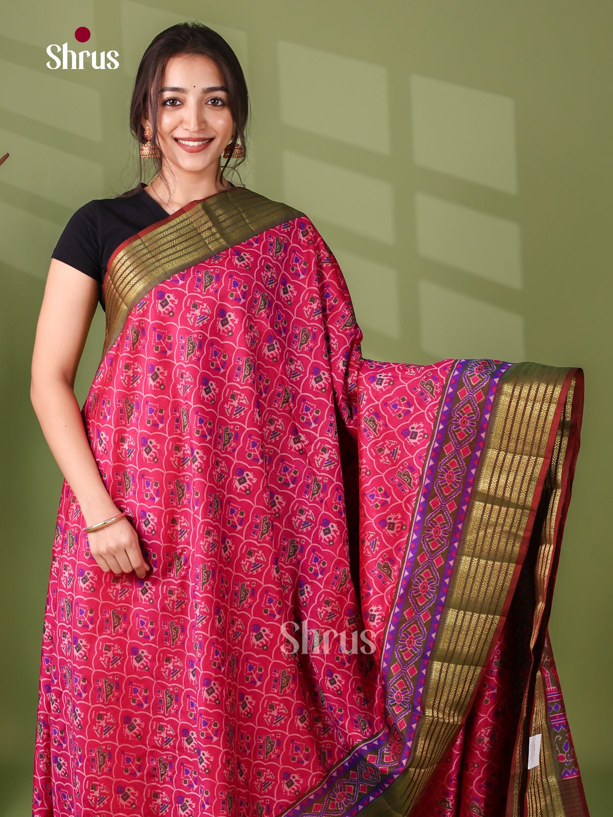 Semi Patola Saree - EJ21057