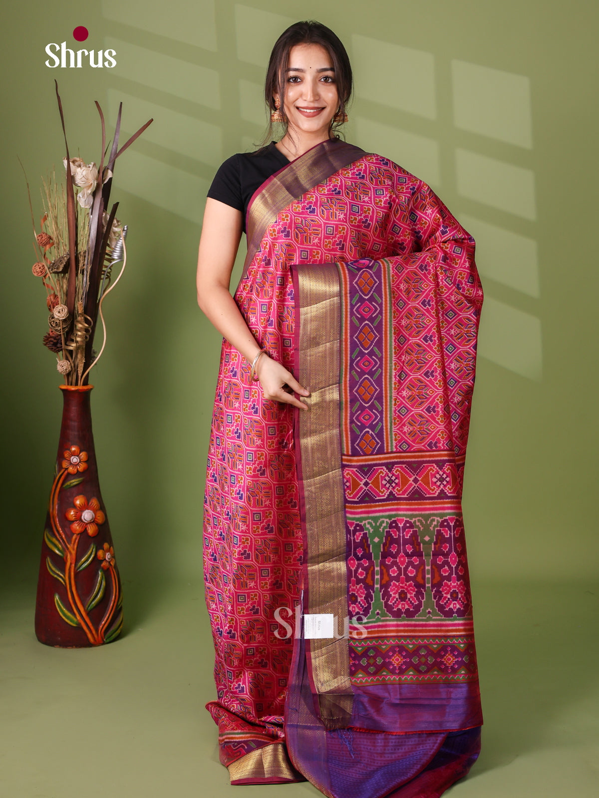 Semi Patola Saree - EJ21059