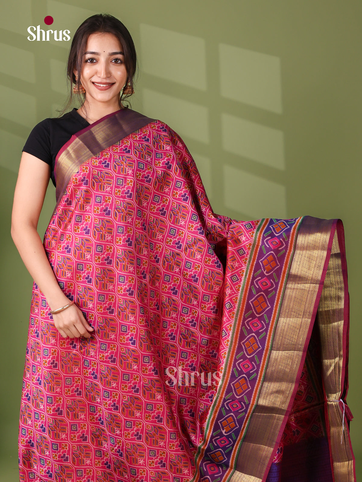 Semi Patola Saree - EJ21059