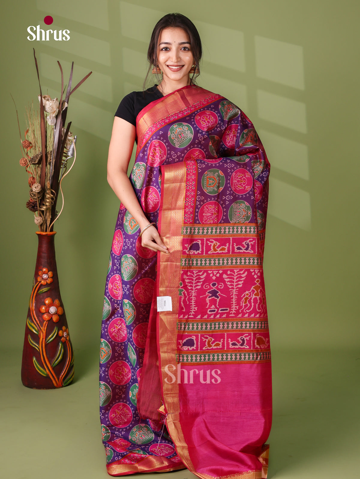 Semi Patola Saree - EJ21067