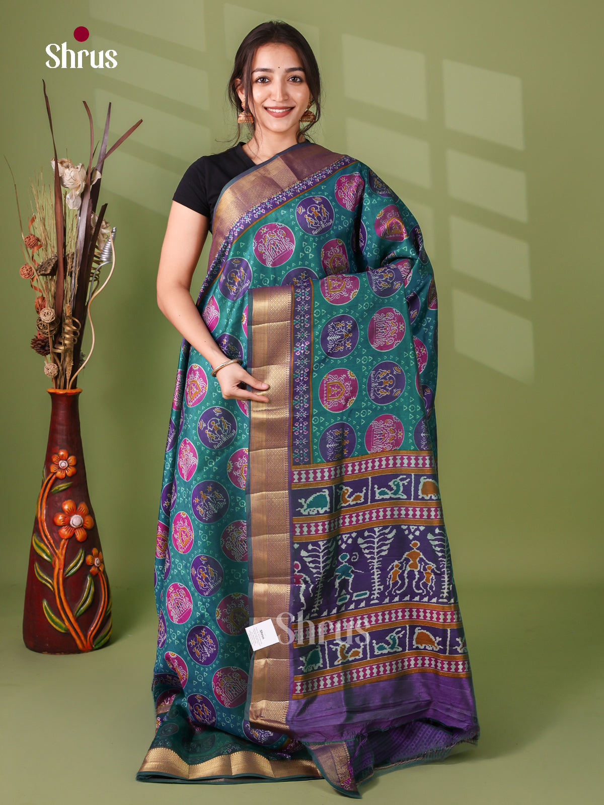 Semi Patola Saree - EJ21083