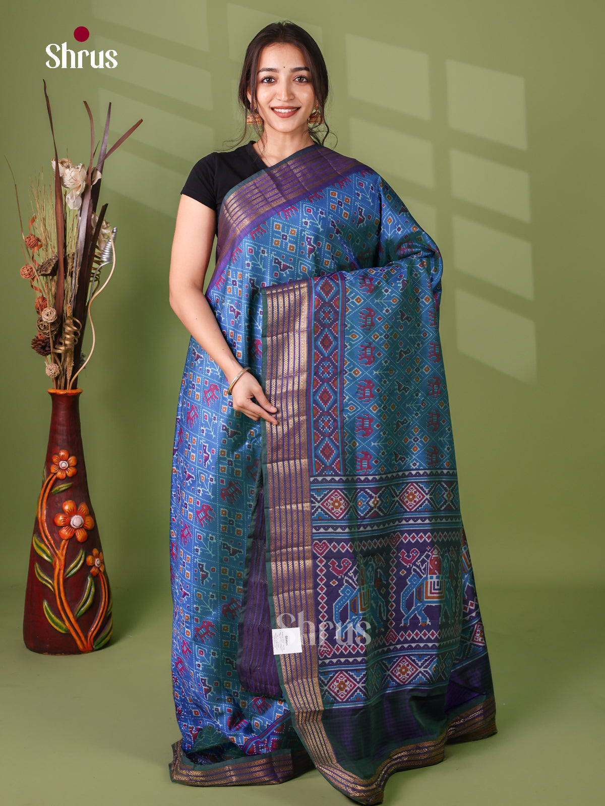 Semi Patola Saree - EJ21089