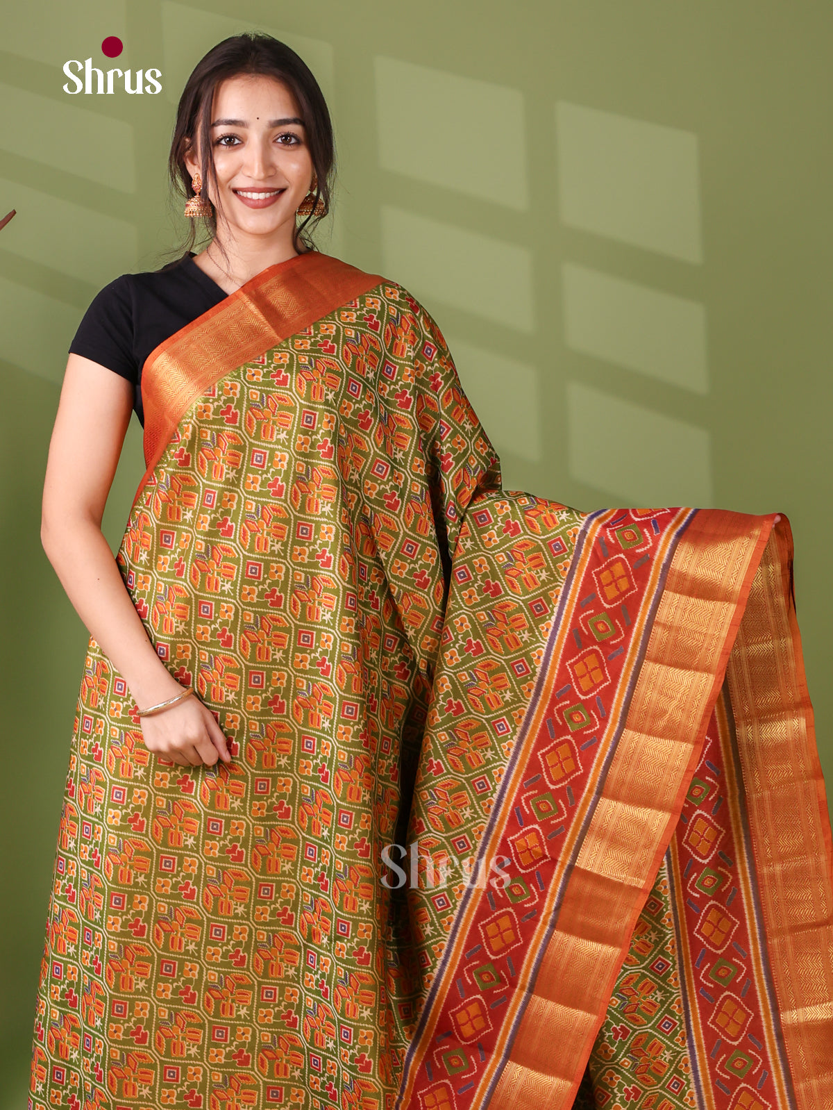 Semi Patola Saree - EJ21111