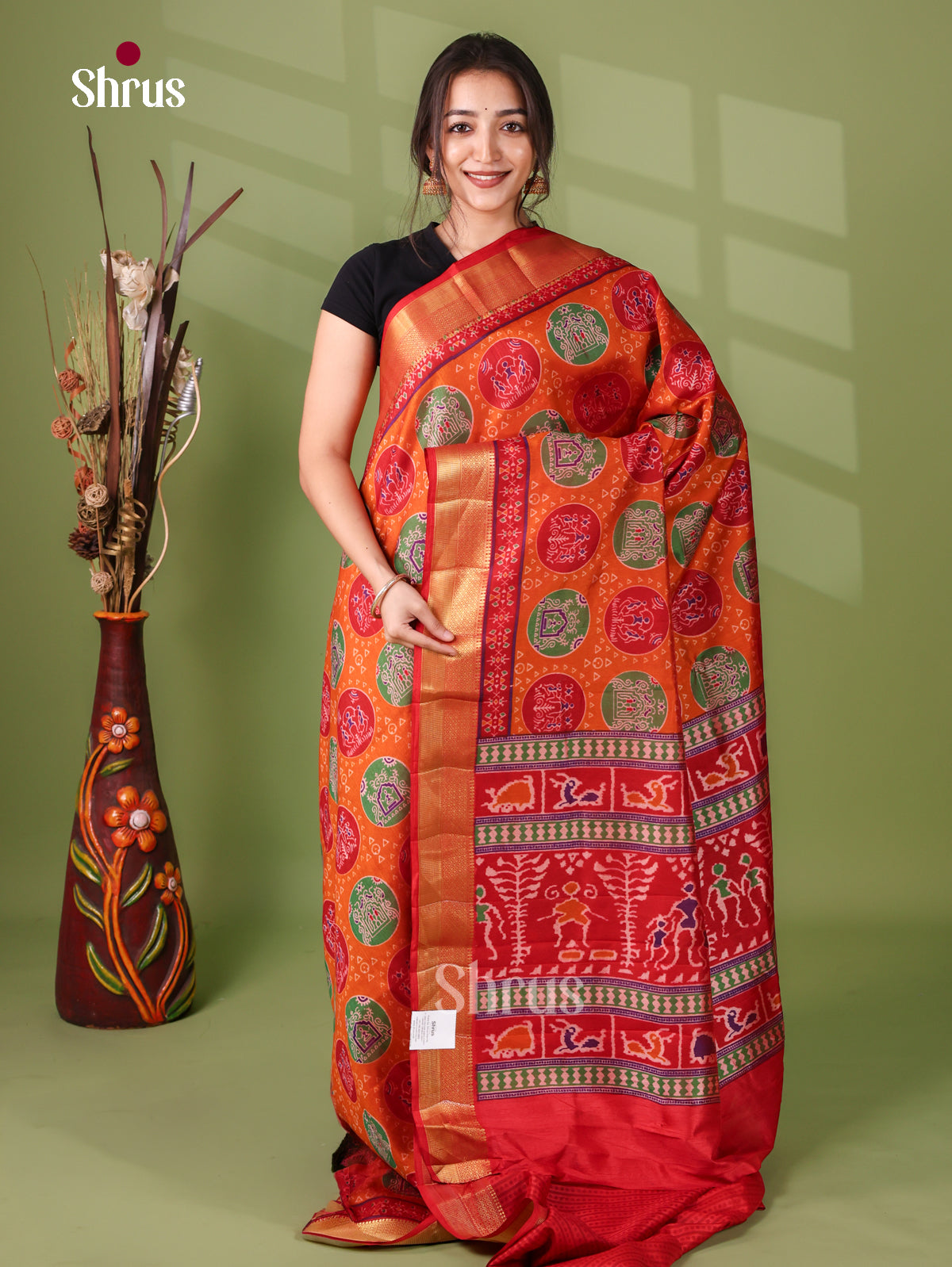 Semi Patola Saree - EJ21115