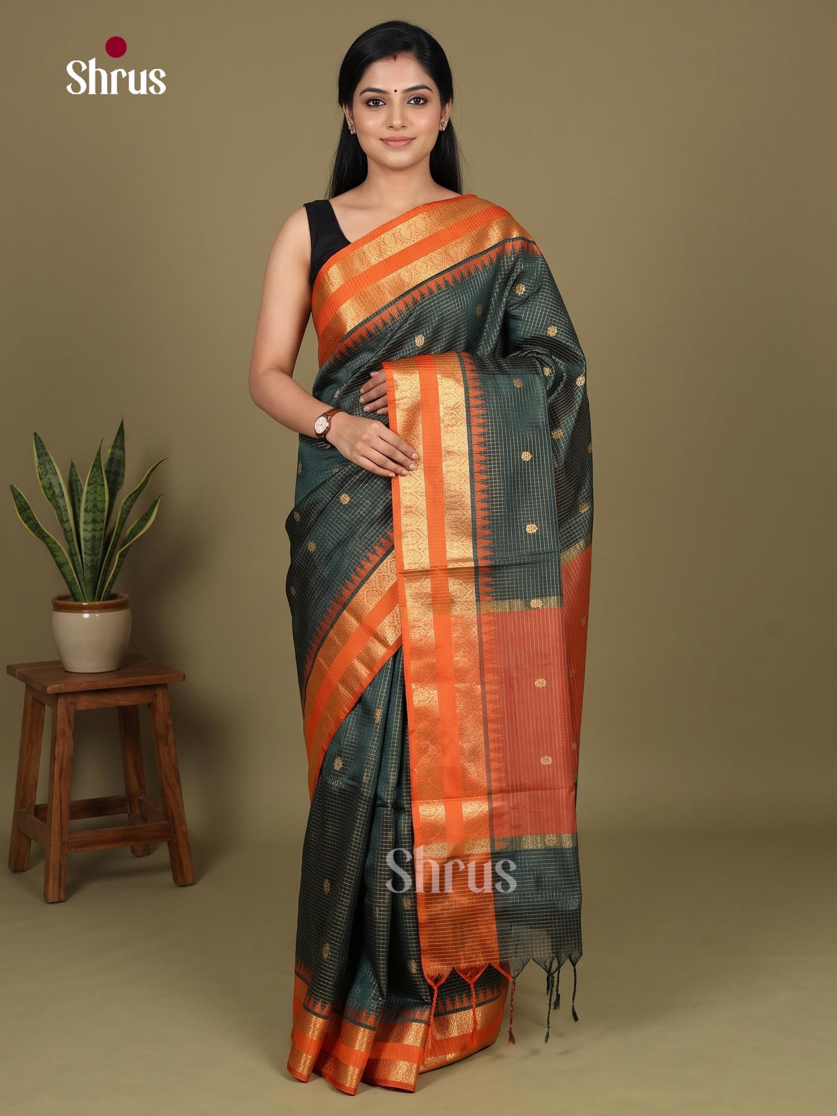 Chettinad Semi Silk Saree - EJ23029