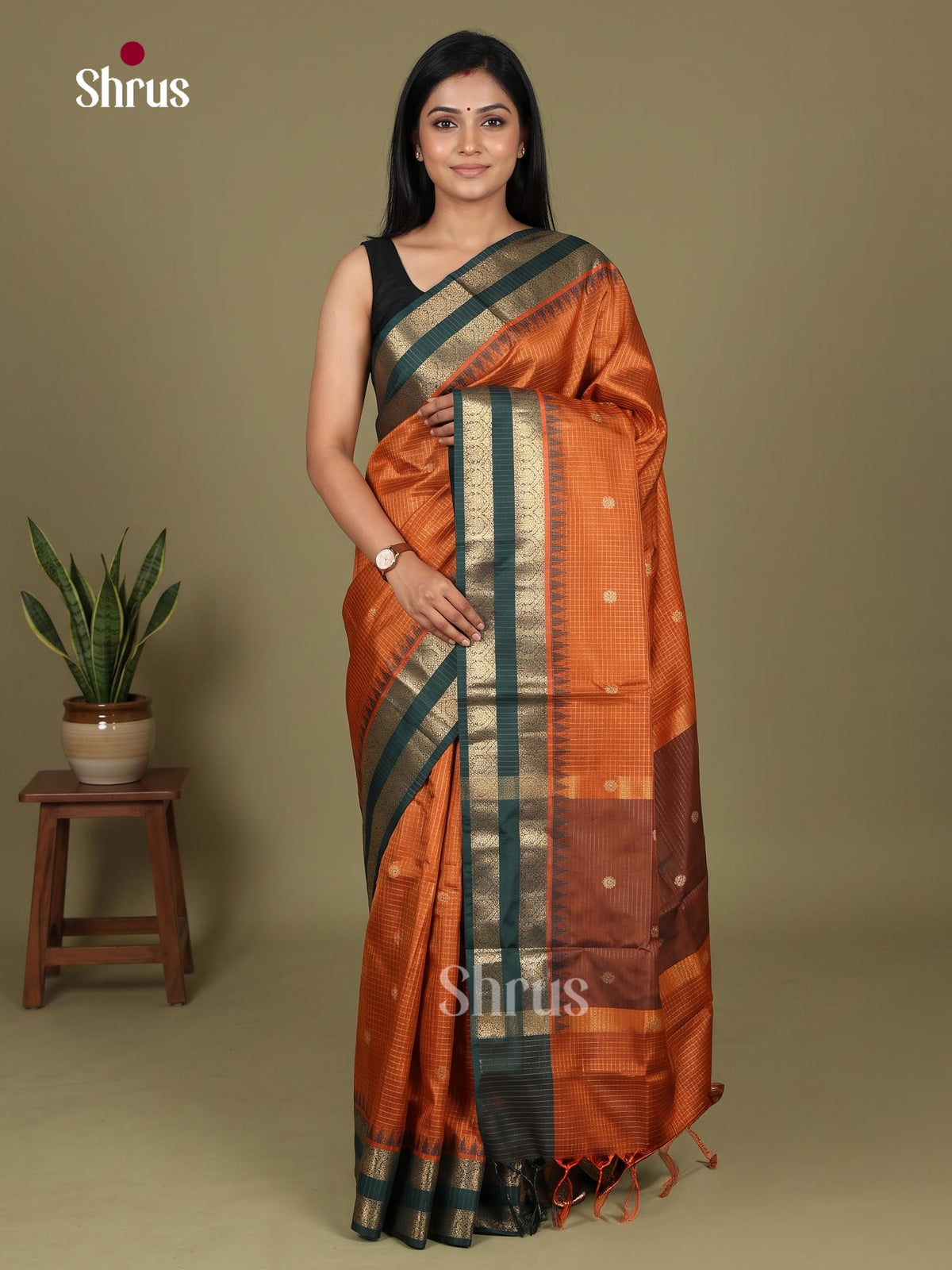 Chettinad Semi Silk Saree - EJ23031