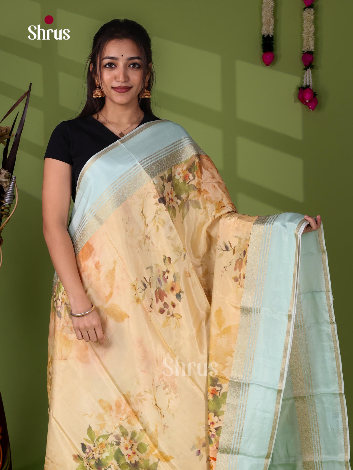 Mysoresilk-halfpure Saree - EJ23085