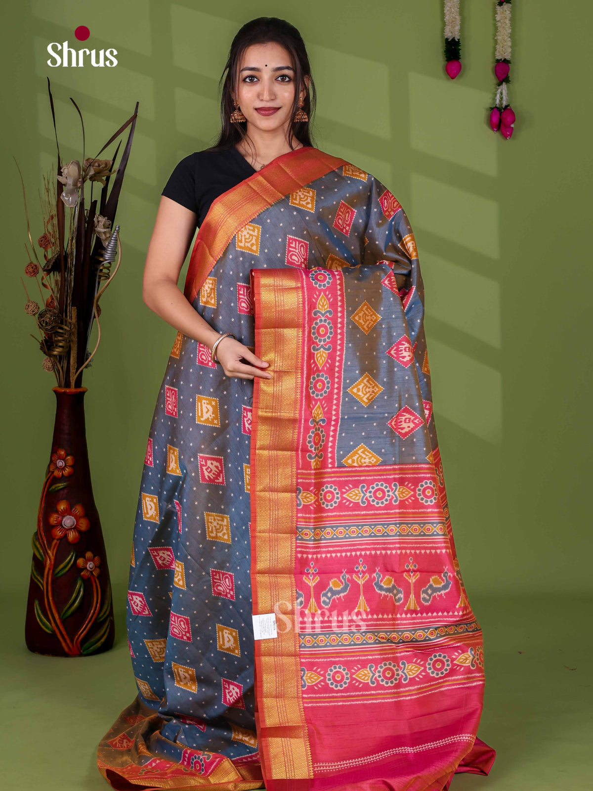 Semi Patola Saree - EJ23245