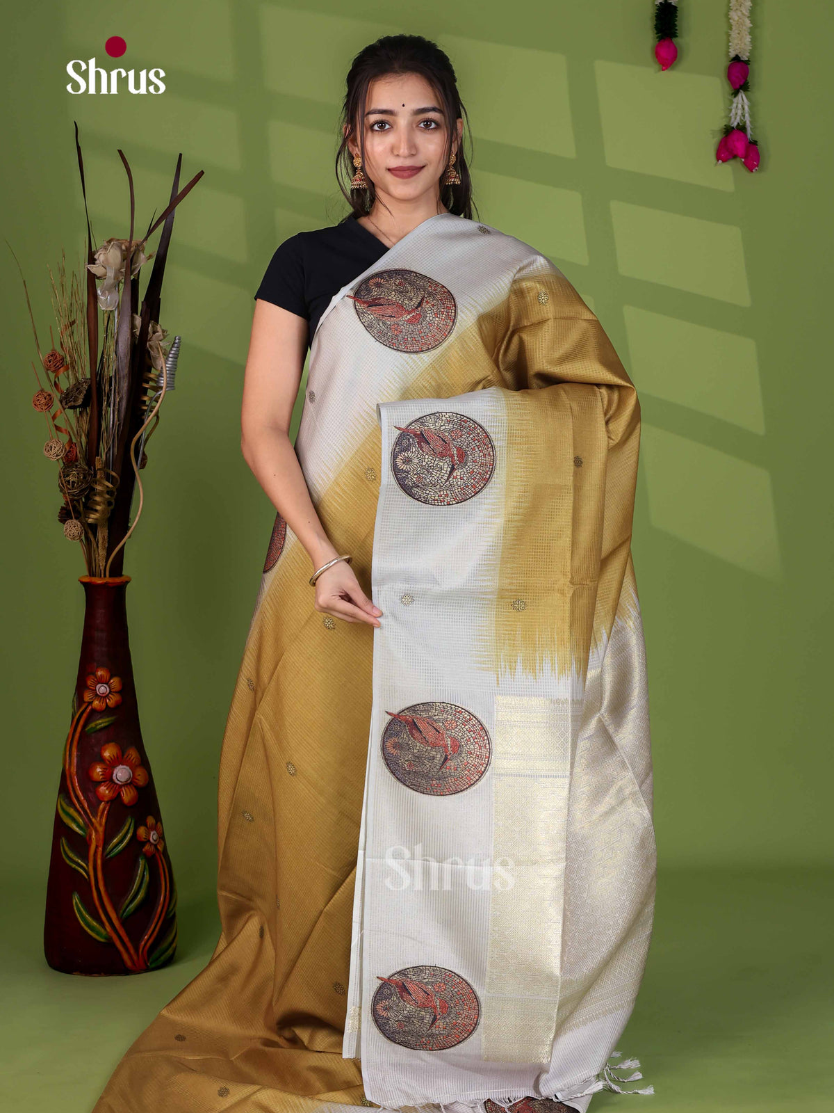 Zari Semi Tussar Saree - EJ24036