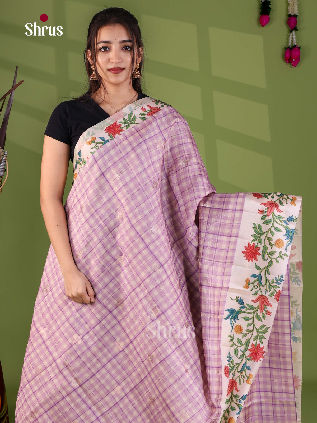 Apoorva Madras Checks Saree - EJ24052