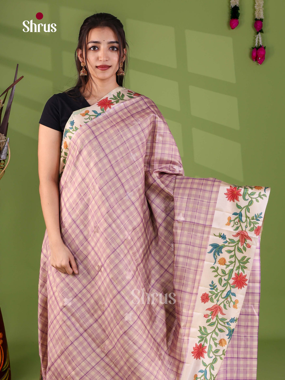 Apoorva Madras Checks Saree - EJ24062