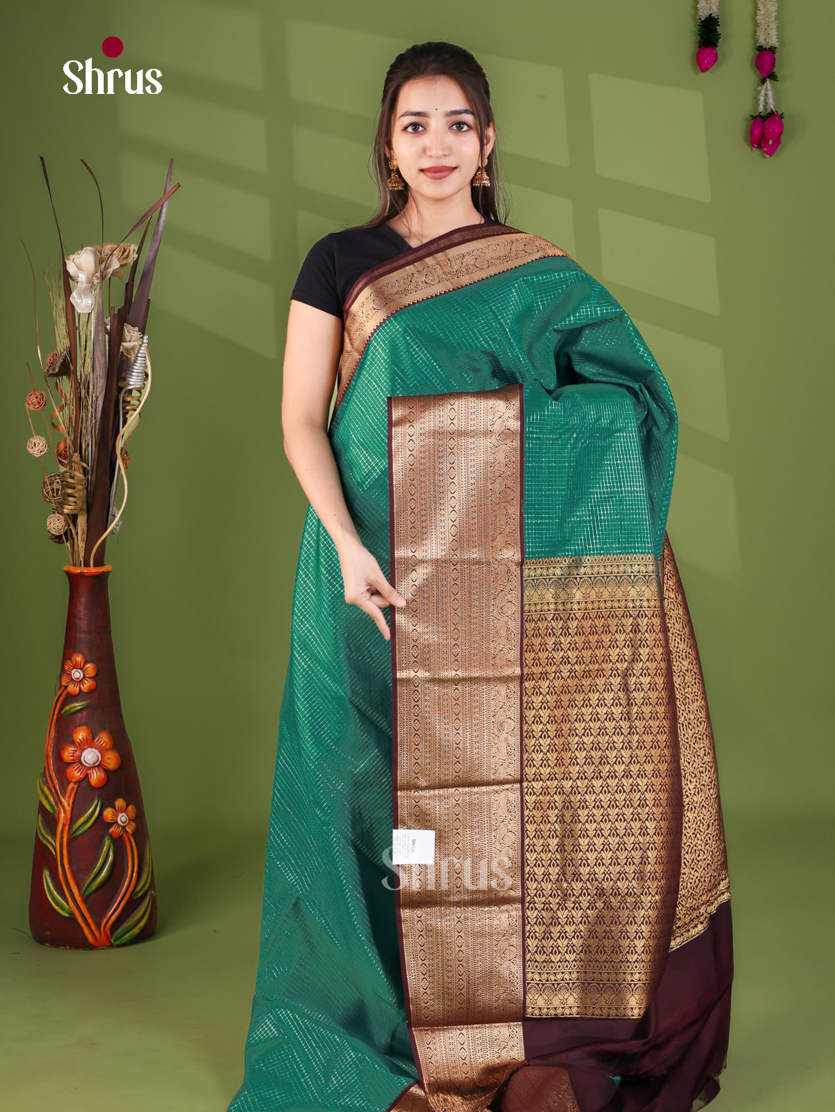 Semi Kanchipuram Saree - EJ26164