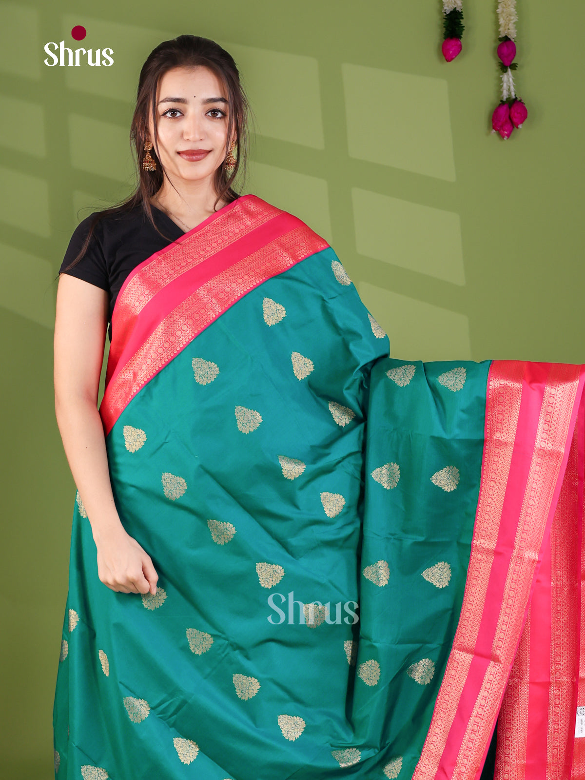 Semi Kanchipuram Saree - EJ26166