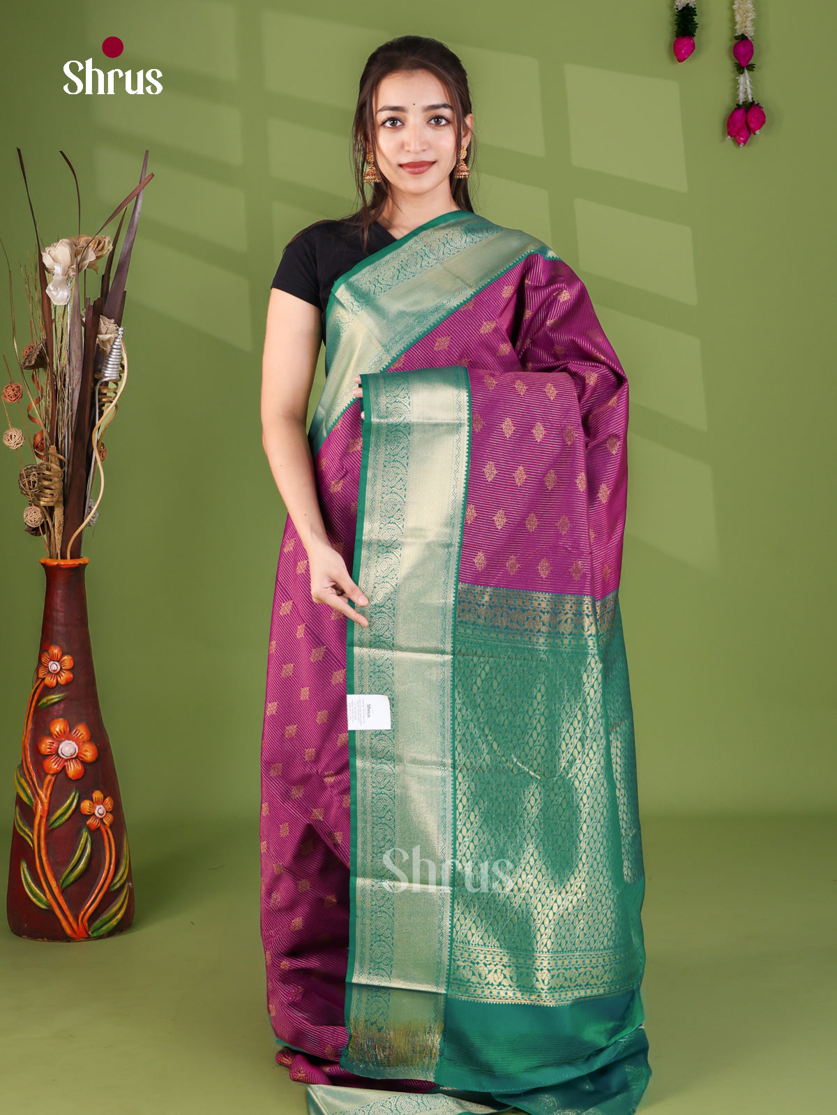 Semi Kanchipuram Saree - EJ26178