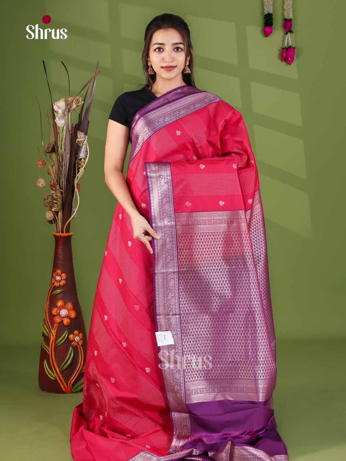 Semi Kanchipuram Saree - EJ26188