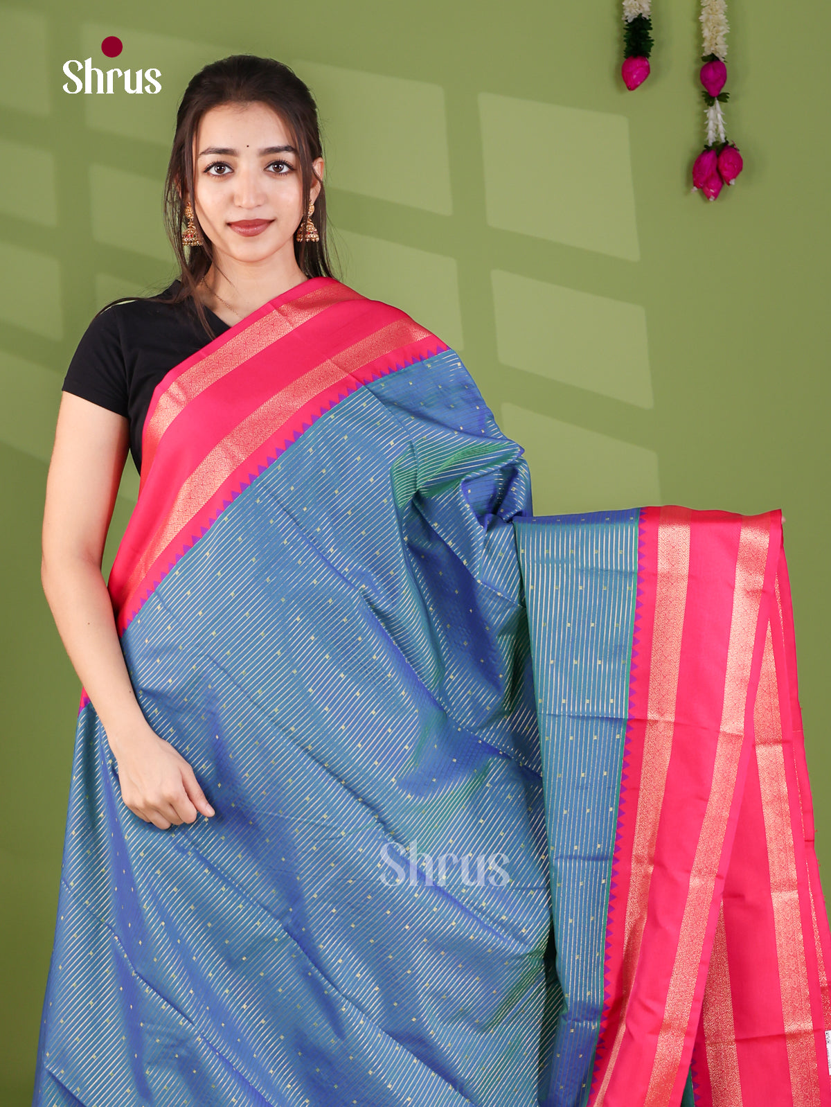 Semi Kanchipuram Saree - EJ26195