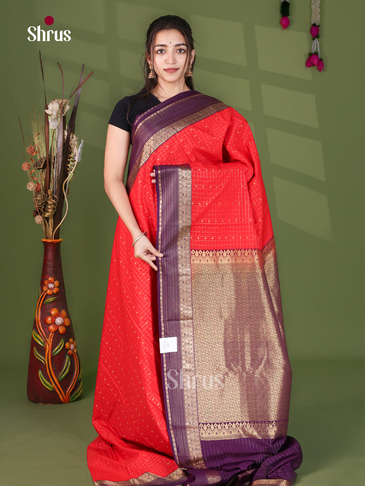 Semi Kanchipuram Saree - EJ26197