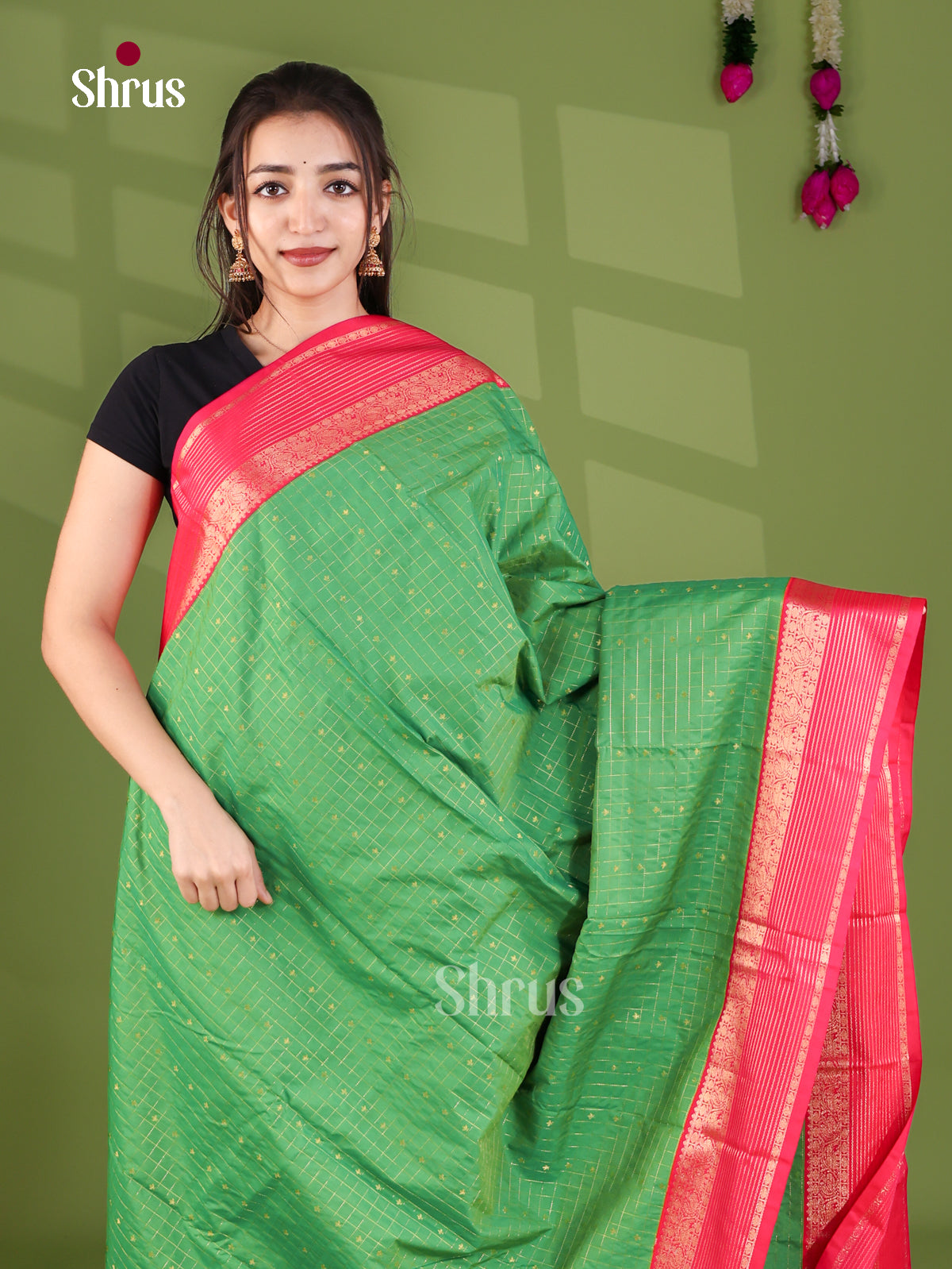 Semi Kanchipuram Saree - EJ26203