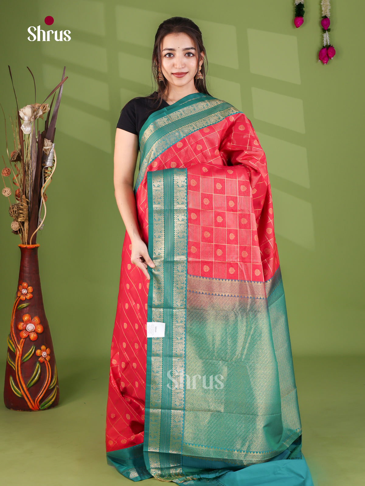 Semi Kanchipuram Saree - EJ26206
