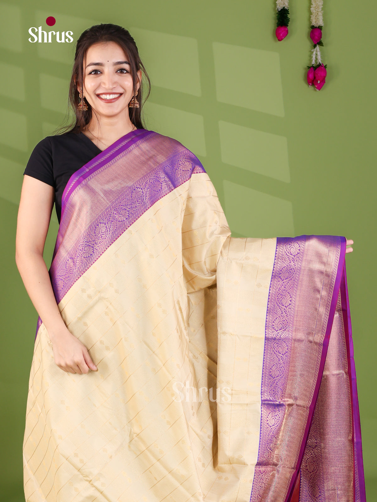 Semi Kanchipuram Saree - EJ26226