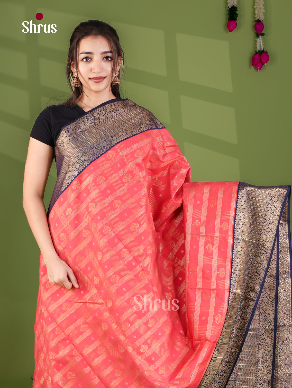 Semi Kanchipuram Saree - EJ26227
