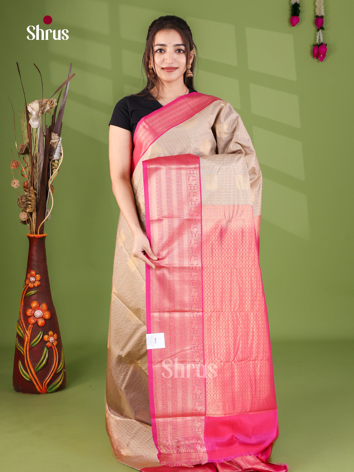 Semi Kanchipuram Saree - EJ26236