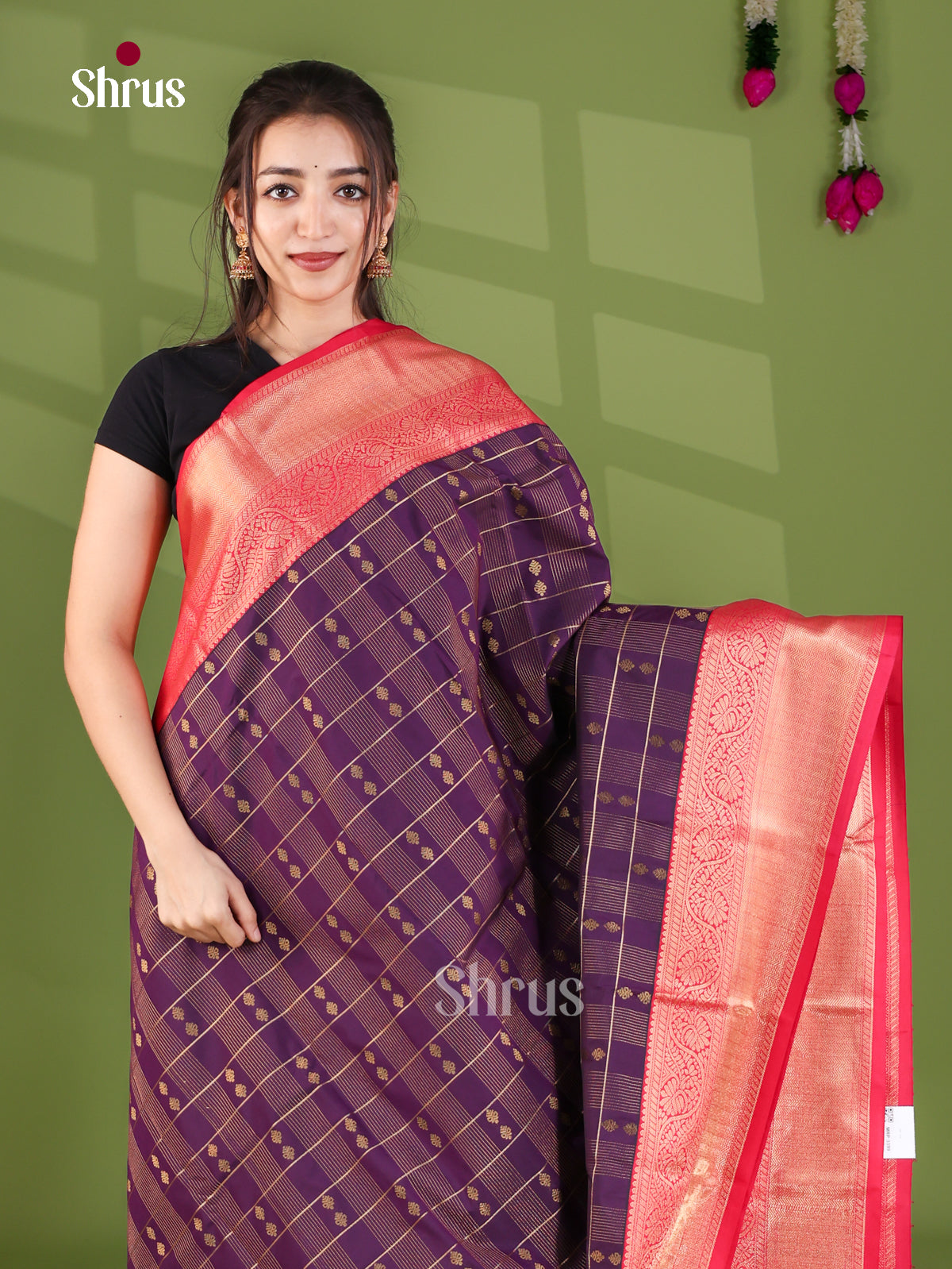Semi Kanchipuram Saree - EJ26237