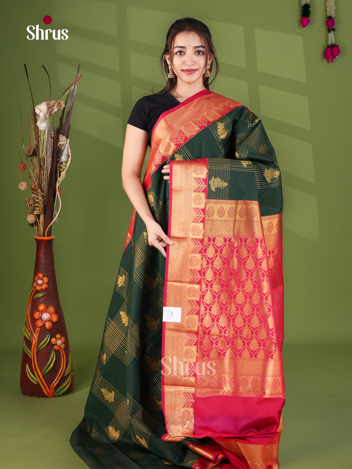 Semi Kanchipuram Saree - EJ26257