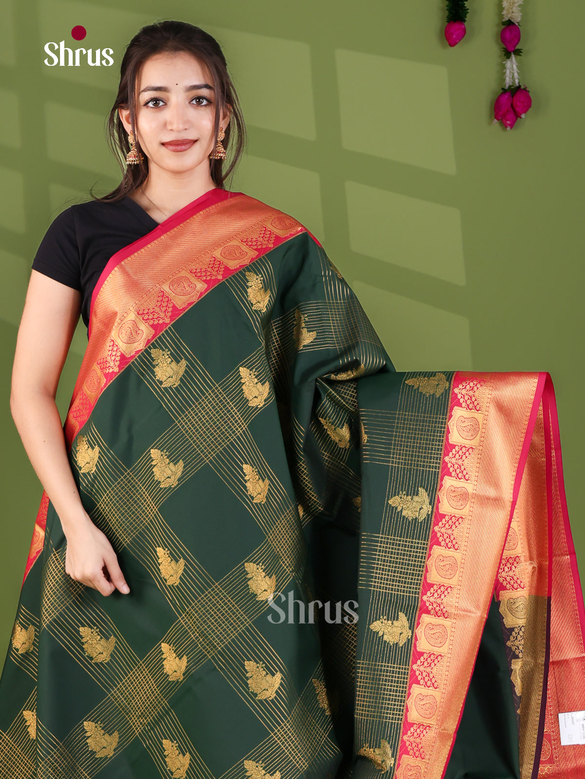 Semi Kanchipuram Saree - EJ26257