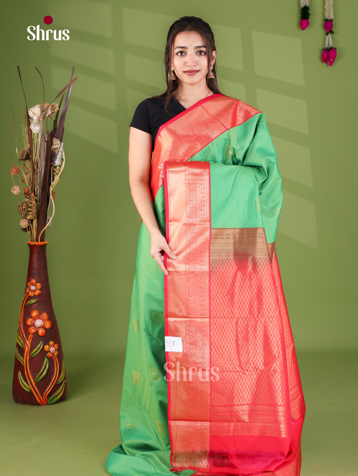Semi Kanchipuram Saree - EJ26260