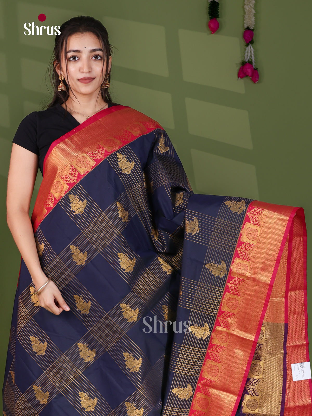Semi Kanchipuram Saree - EJ26263