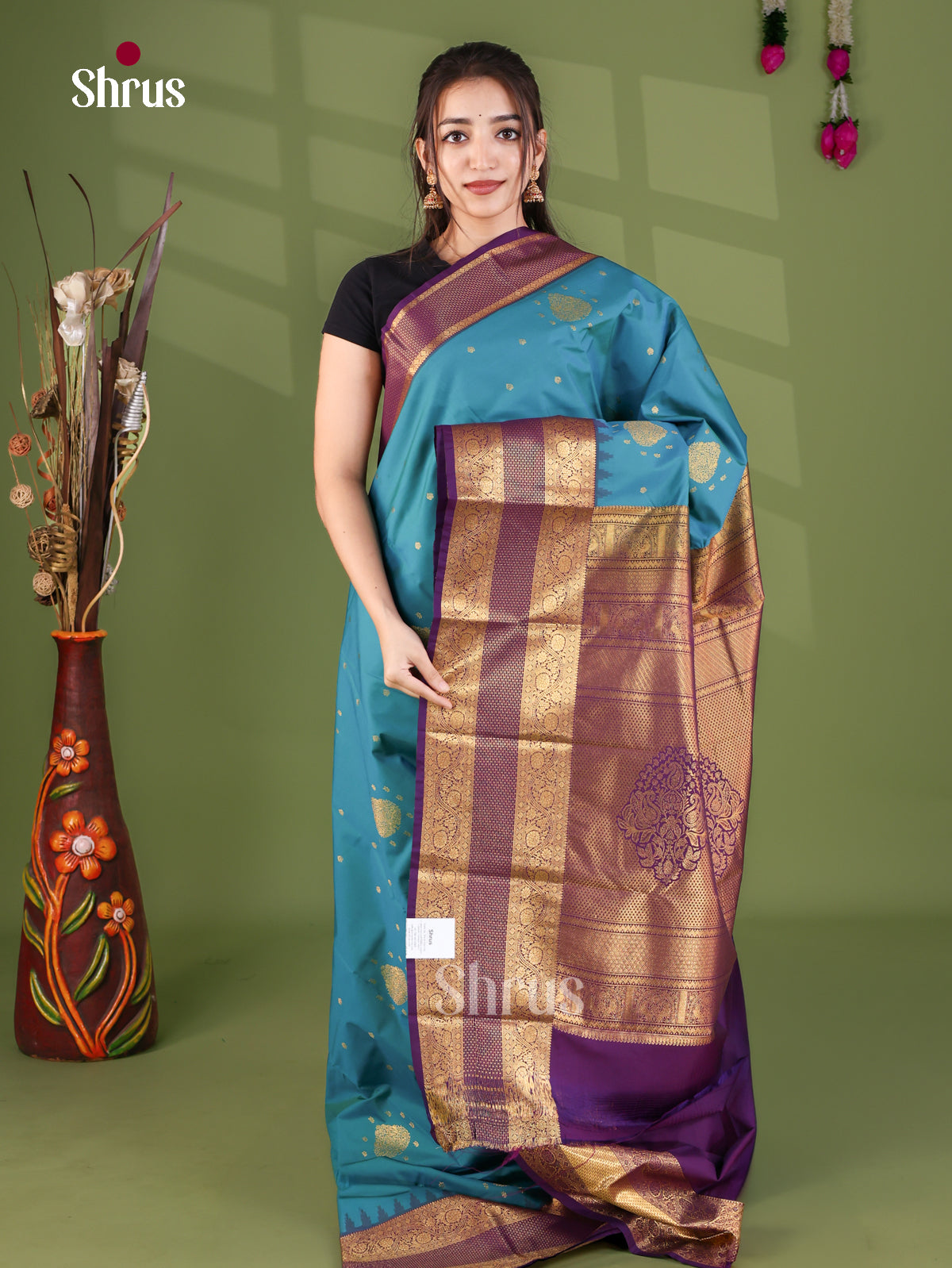 Semi Kanchipuram Saree - EJ26279