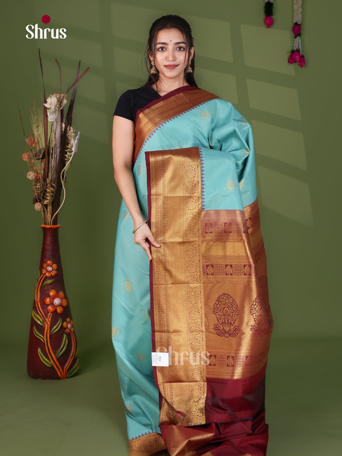 Semi Kanchipuram Saree - EJ26286
