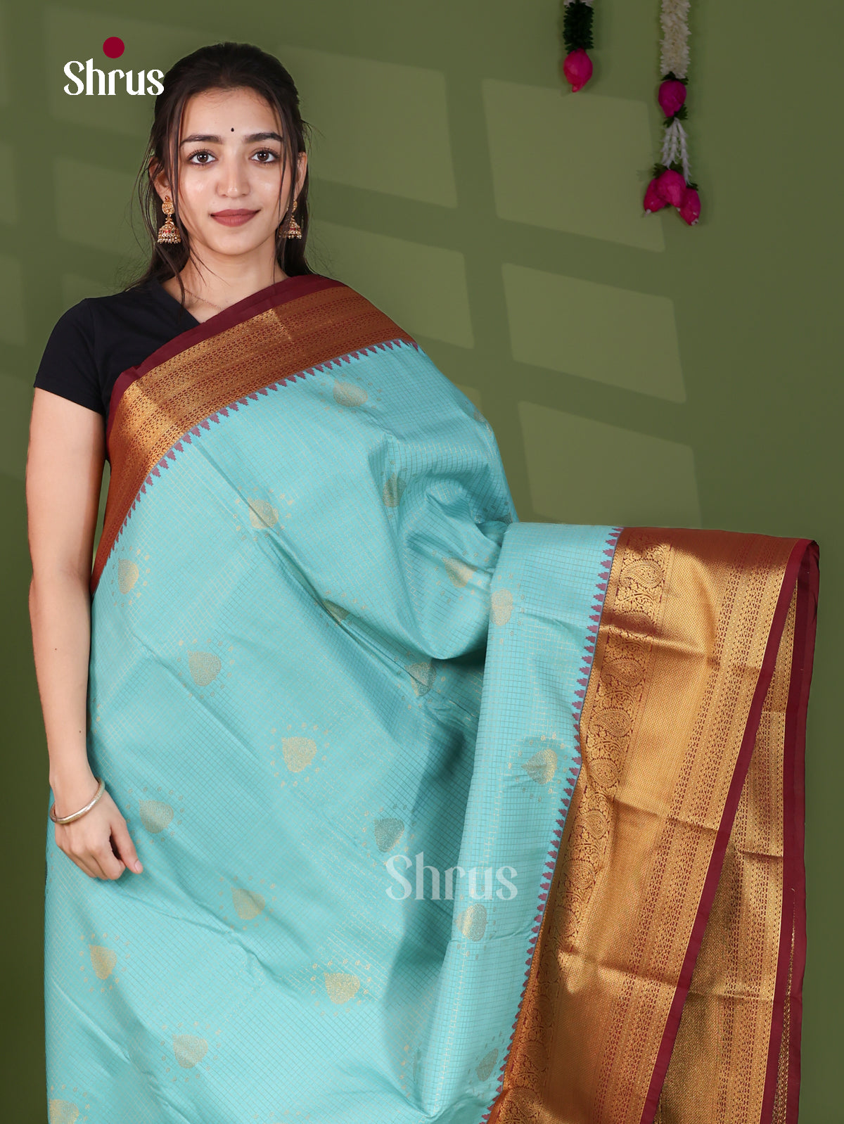 Semi Kanchipuram Saree - EJ26286