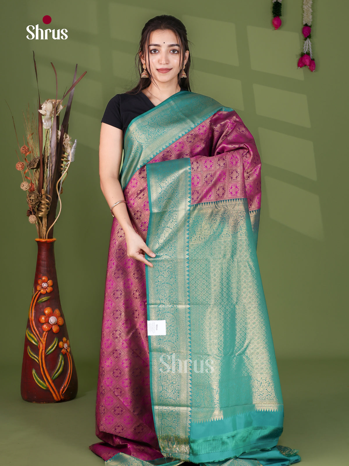 Semi Kanchipuram Saree - EJ26296
