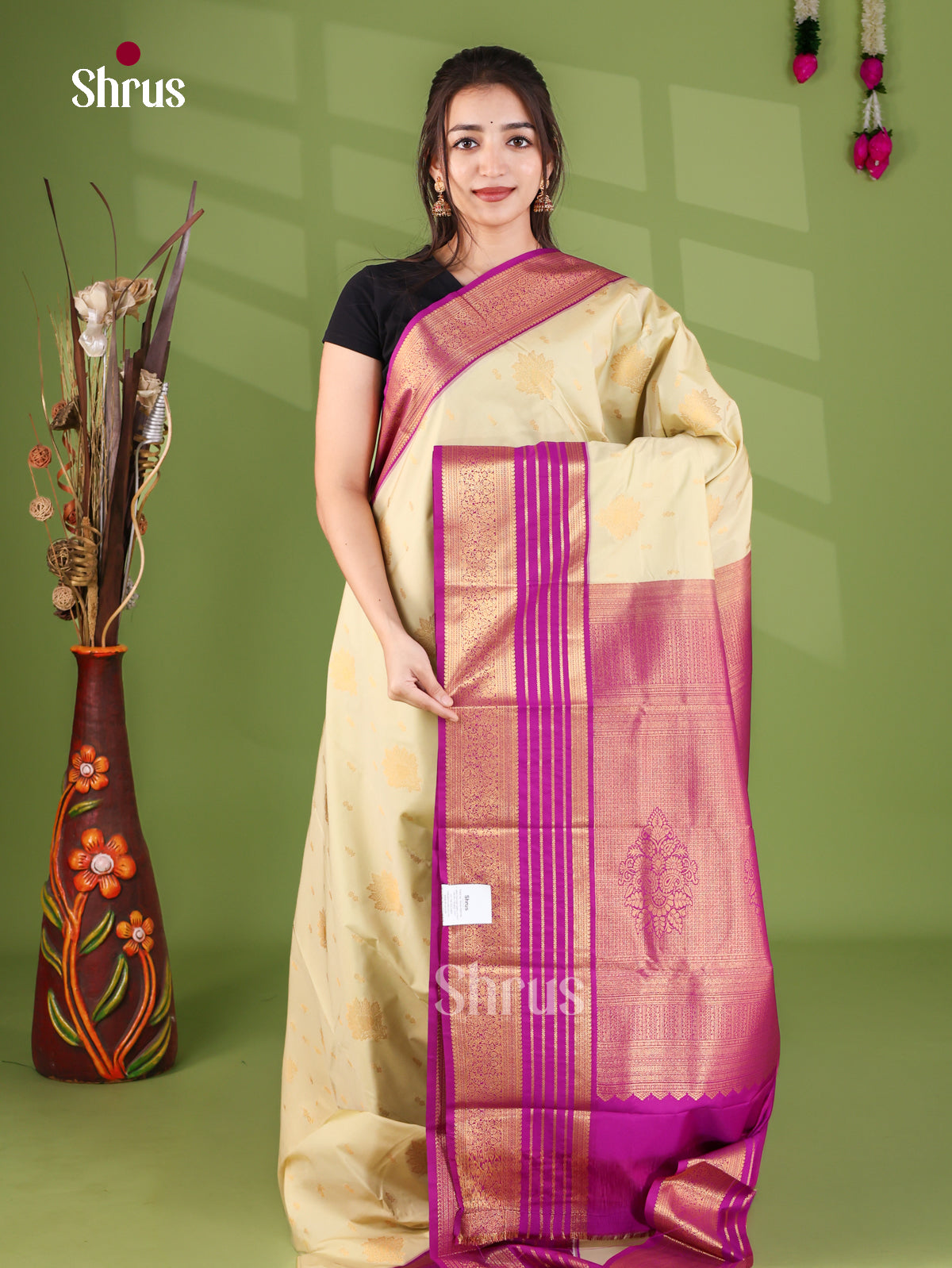 Semi Kanchipuram Saree - EJ26298