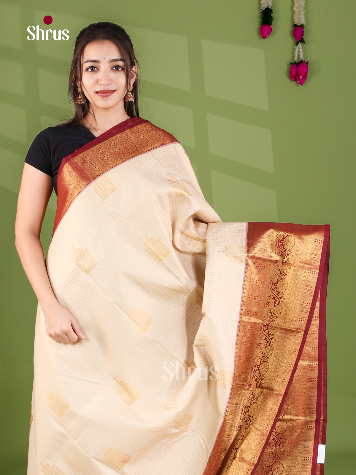 Semi Kanchipuram Saree - EJ26304