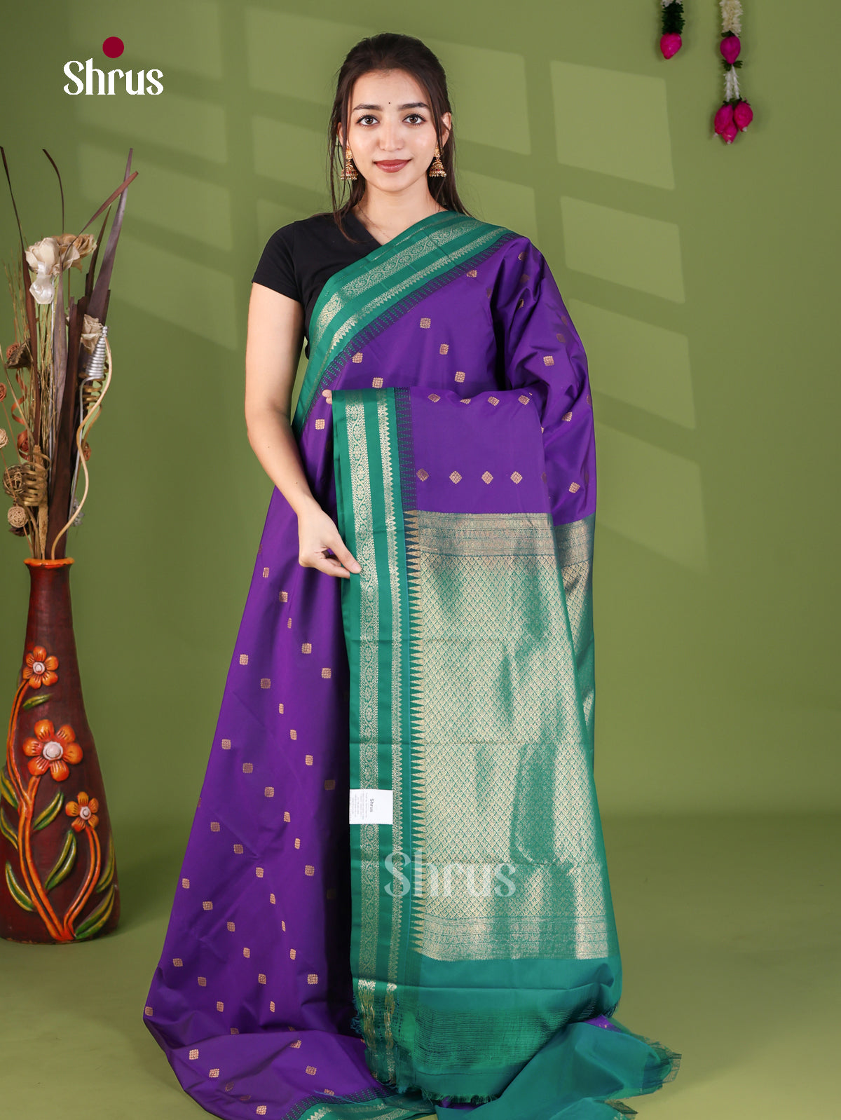 Semi Kanchipuram Saree - EJ26321