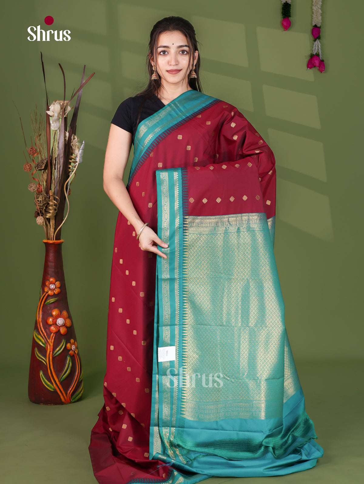 Semi Kanchipuram Saree - EJ26330