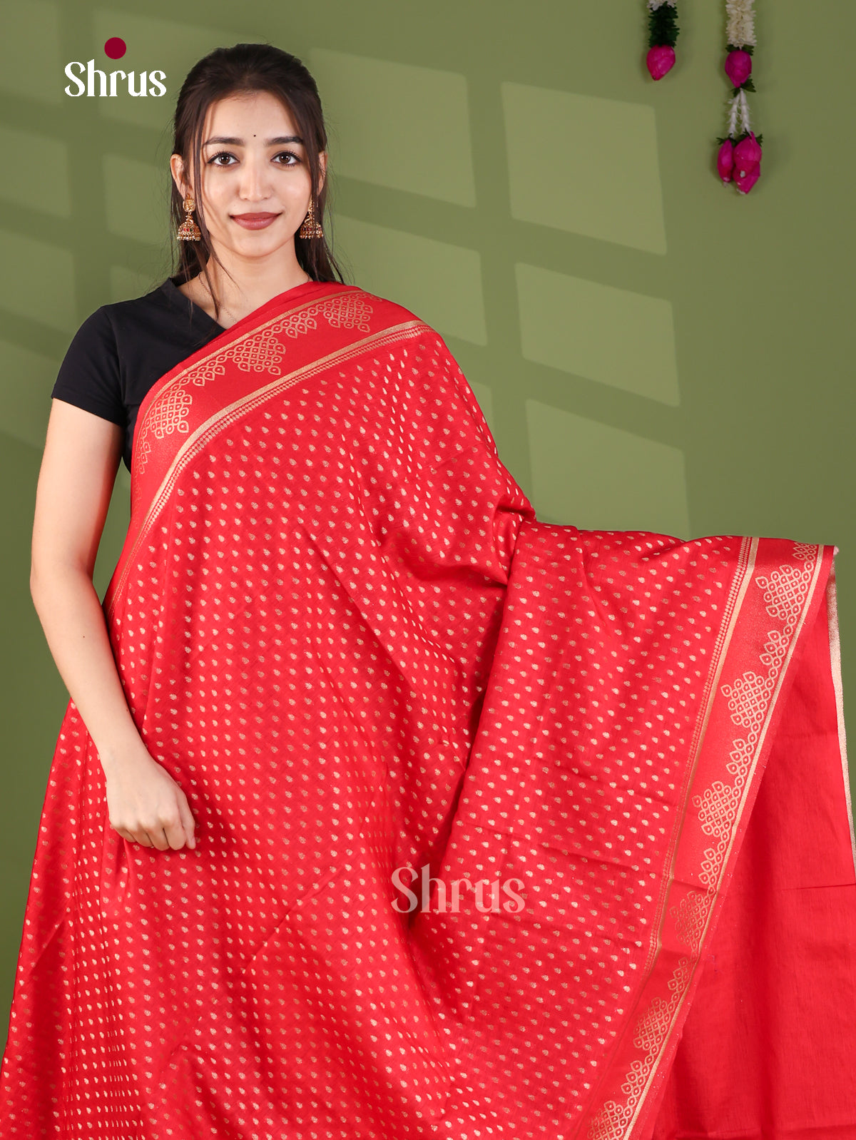 Jute Banaras Saree - EJ27026