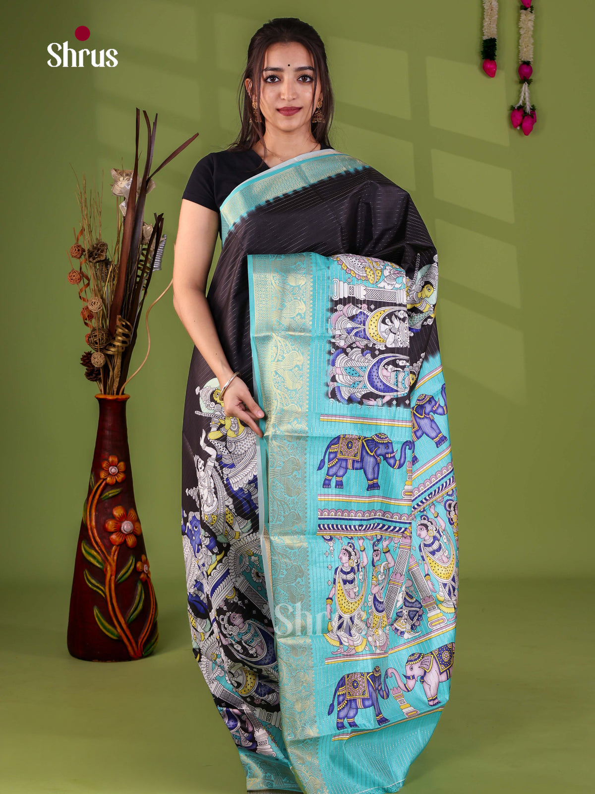 Semi Tussar Saree - EJ28032