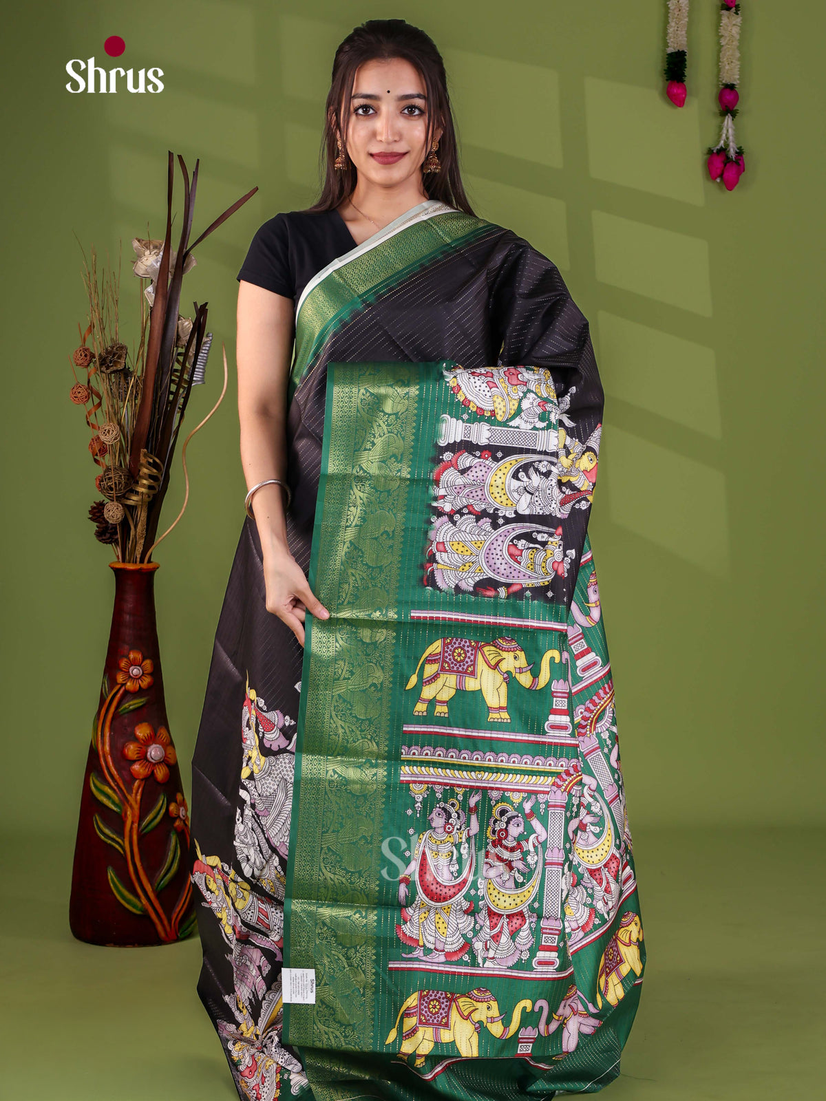 Semi Tussar Saree - EJ28034