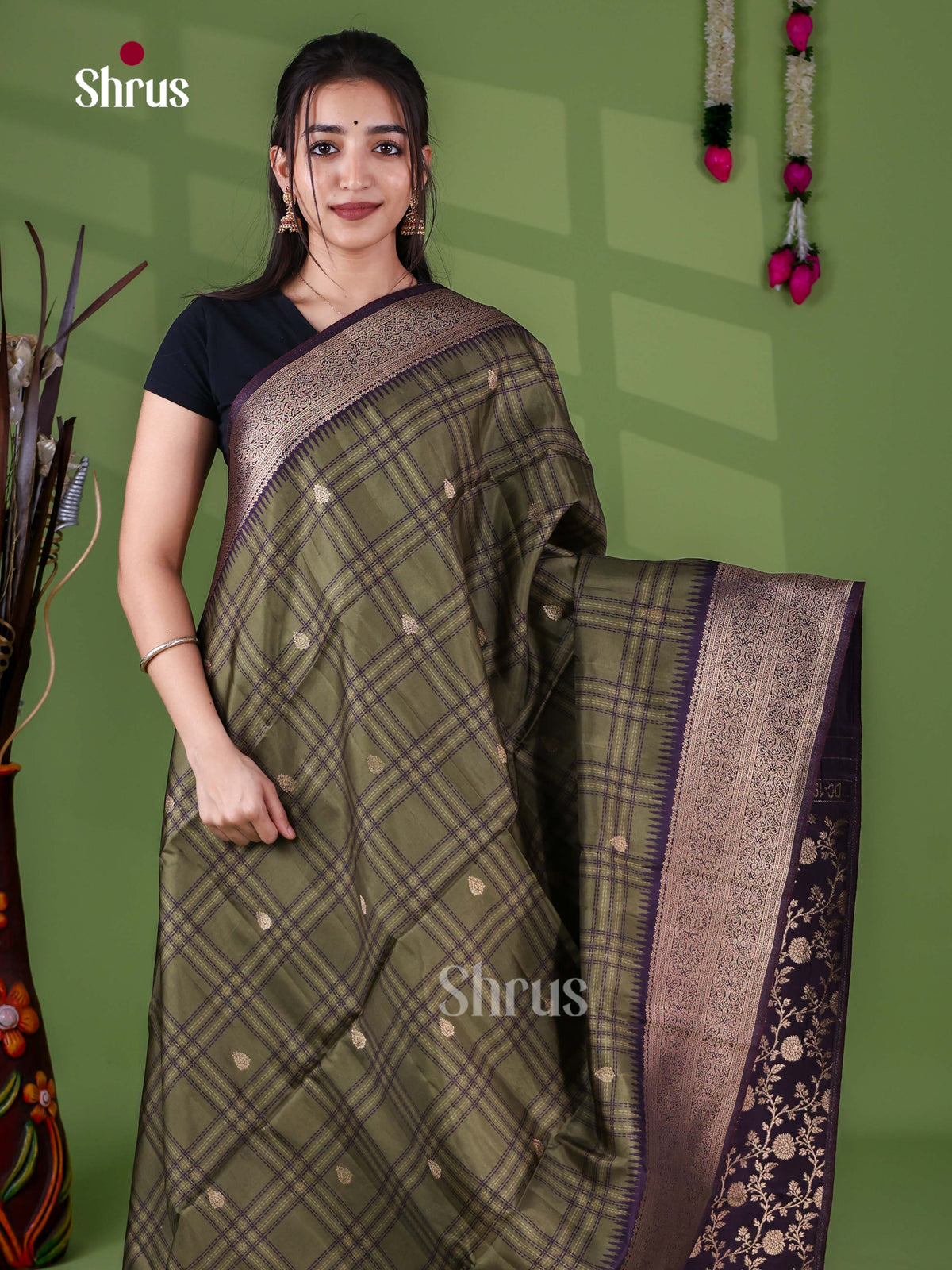 Banarasi Semi Tussar Saree - EJ30390
