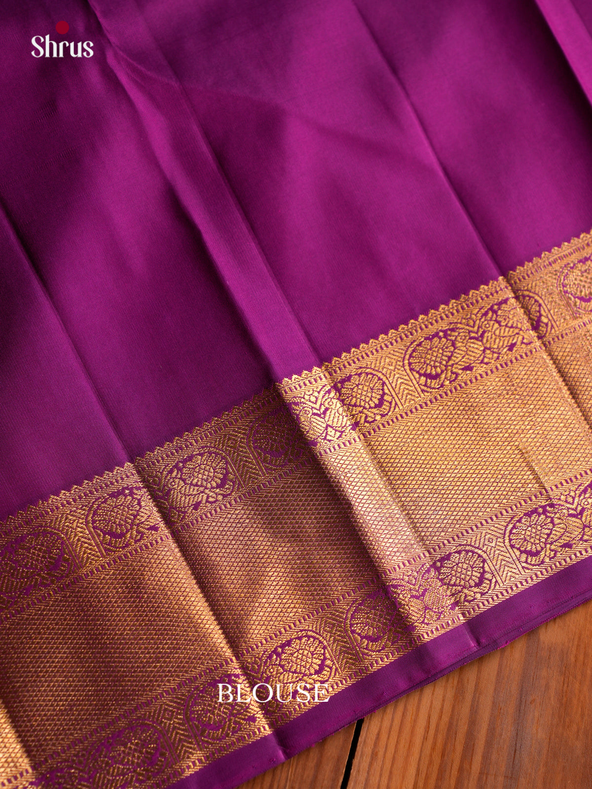 Elegant Magenta Pattu Saree With Gold & silver Yaali Motifs | Self Zari Border & Brocade Pallu